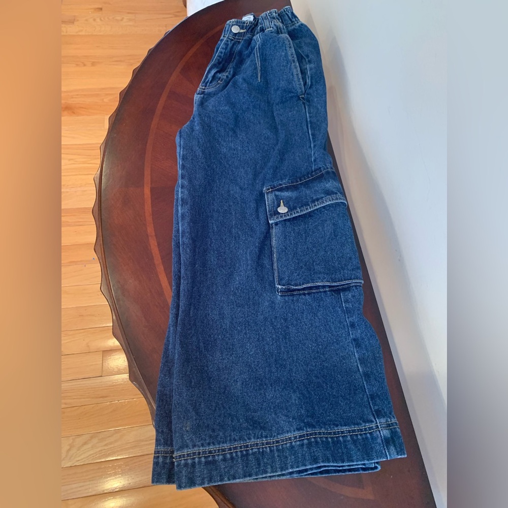 Obey Blue Denim Wide Leg Jeans